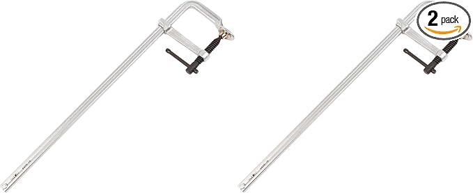 Wilton Light-Duty F-Clamp, 18" Opening, 4" Throat, 660 Lbs. Clamping Force (Model 660S-18) (Pack of 2)