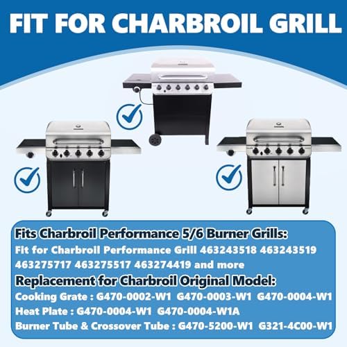 Grill Replacement Parts Kit for Charbroil Performance 5 Burners Gas Grills