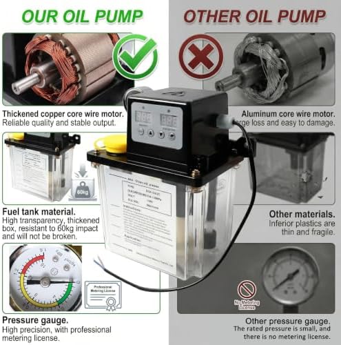 110V 2L Automatic Lubricating Oil Pump CNC Electromagnetic Oiler