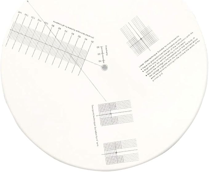 Acrylic Turntable Mat Cartridge Alignment Protractor Phonograph Cartridge Alignment Tool Anti Slip LP Record Calibration Plate for Turntable Accessories