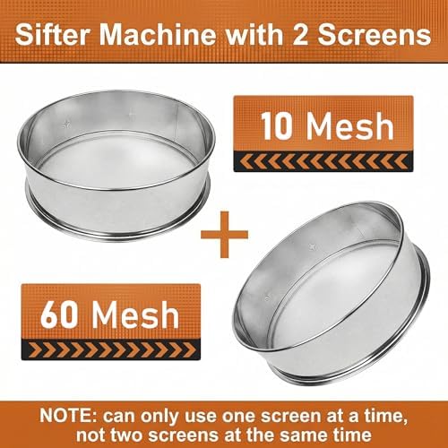 Sidasu Automatic Vibrating Sieve Shaker–10&60 Mesh Flour Sifter