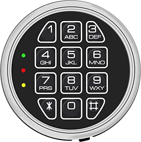Gun Safe Replacement Lock Chrome Digital Keypad Electronic Lock