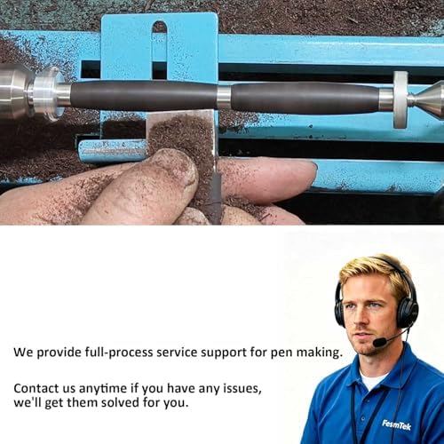 Pen Mandrel Kit for Mini Lathe Pen Making Kit for Woodturning, Pen Making Supplies Kits Pen for Men Gift, Birthday Gift, Video tutorials diy pen kits