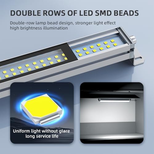 LED Workshop Light, Explosion-Proof Lighting, CNC Machine Work Tube Industrial Lighting, Work Lamp for Machine Tools and Lathe 110V to 220V Universal (40 Watts)