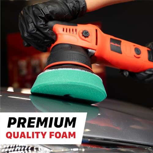Maxshine M15 Pro Dual Action Polisher & Cut Polish Kit – 15mm Long Throw 1000W Car Buffer with 5” Backing Plate, Variable Speed 2,500–5,000 OPM – Detailing Tool for Cars, Trucks, SUVs & Boats