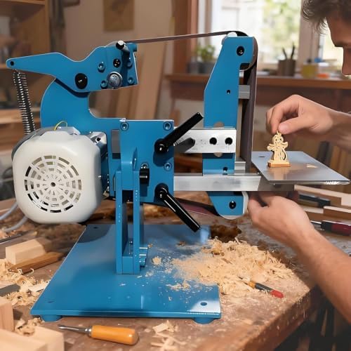 Electric Belt Grinder, Belt Sander Vertical/Horizontal Dual-Use 750W