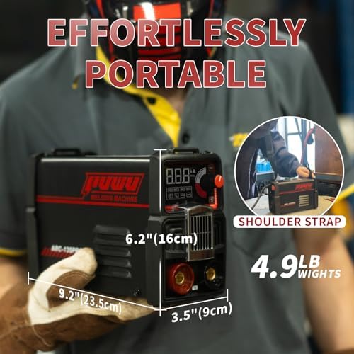 135A 110V 2-in-1 Stick Lift TIG Welder, Mini Portable Welding Machine
