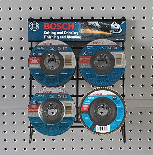 BOSCH 4-1/2 in. x .040 in. and 7/8 in. Arbor Type 1 60 Grit Fast, Thin Metal/Stainless Cutting Abrasive Wheel for Angle Grinder, Pack of 25 (TCW1S450)