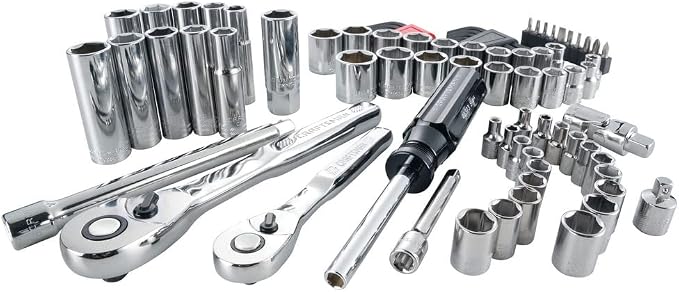 CRAFTSMAN Mechanics Tool Set, SAE/Metric, 1/4-Inch Drive, 83-Piece (CMMT12021)