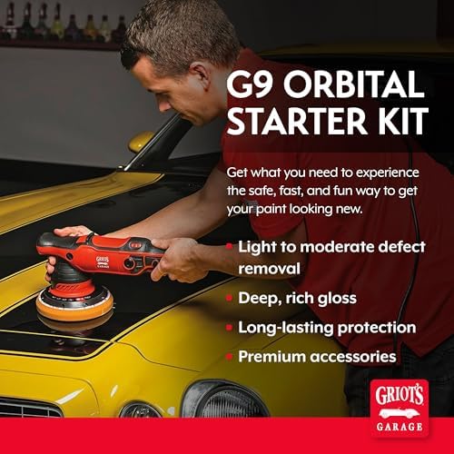 Griot's Garage G9 Orbital Starter Kit for Car Polishing