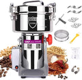 2000g Grain Mill, 304 Stainless Steel Spice Grinder, 3600W High-speed Commercial Flour Mill, Superfine Flour Mill Grinder for Home, Grain Mill for Flour