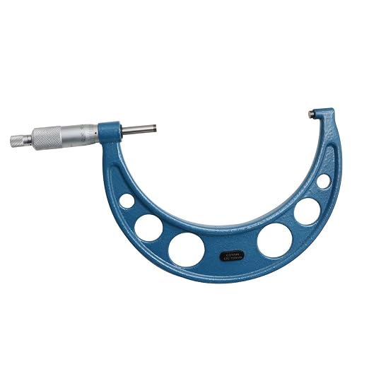 SHAHE 5-6''/125-150mm Outside Micrometer Gauge Micrometer Measuring Tool 5201-150A
