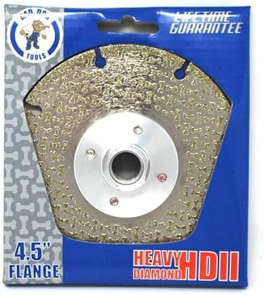 Bad Dog Tools 4.5" Flange HDII Multipurpose Flush Cut/Grind Diamond Wheel