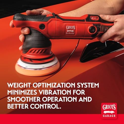 Griot's Garage 10915 G15 Long Throw Orbital Polisher, 1100 W, 15 mm