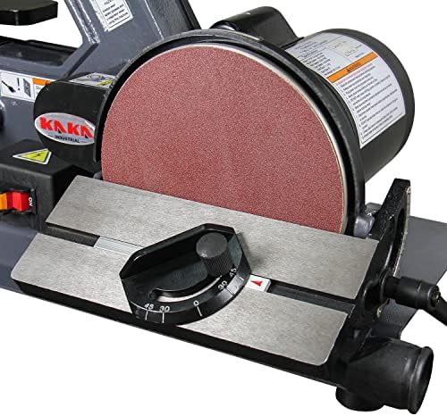 Benchtop Belt Disc Sander, 1x42 Belt, 8in Disc, 1/3 HP, KAKA BTM-200