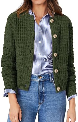 PRETTYGARDEN Women's Fall Lightweight Cardigan Sweaters