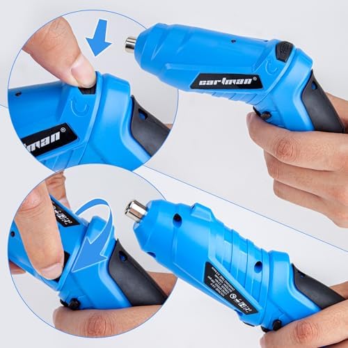 CARTMAN 149-Piece Tool Set, Blue Cordless Screwdriver, Home Repair Tool Kit