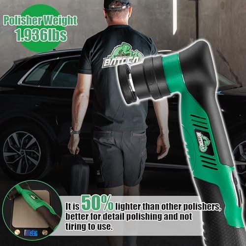 BATOCA S5 Cordless Mini Car Polisher Buffer Sander Rotary & Dual Action