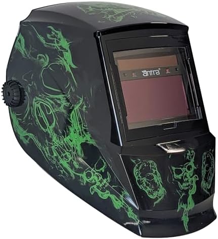 Antra Digital Solar Power Auto-Shading & Darkening Welding Helmet DP5A-7312 True Color 3/5-13 w/Tack Mode, Shade Lock, Two Step Delay, Low TIG Rating 2A - Precision Protection for Welding Excellence