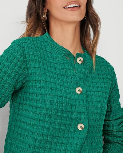 PRETTYGARDEN Women's Fall Lightweight Cardigan Sweaters