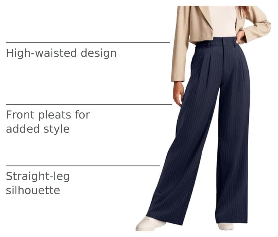 NIMIN Women Work Pants Business Casual Outfits Dress Trousers with Pockets