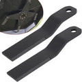 MOTOQUEEN Replacement Blades for Wolverine BC-13-72W Brush Cutter, Heavy Duty NM400 Steel Brush Hog Blades for Skid Steer Mowers, 2 Pack, 14-1/2" x 2-3/4" x 3/8", 1" Mounting Hole