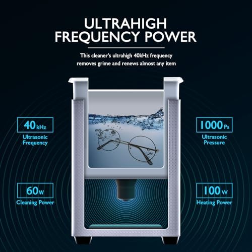 CREWORKS 1.8L Professional Ultrasonic Cleaning Machine with Heater & Timer