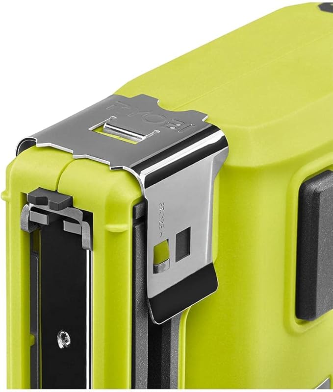 RYOBI - 18-Volt ONE+ - Compression Drive 3/8" Crown Stapler Battery and Charger - PNR01KMX