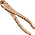 WEDO Diagonal Cutting Pliers, Side-cutting Pliers, Side Cutter, Length 190mm, Length 8 inch, Beryllium Copper, Non-Sparking, Non-Magnetic, DIN Standard, BAM & FM Certificate