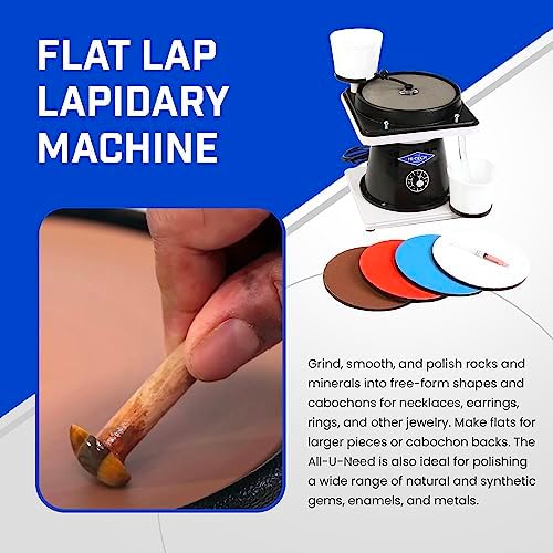 Hi-Tech Diamond 8" All-U-Need Lapidary Machine, Rock Polishing Kit