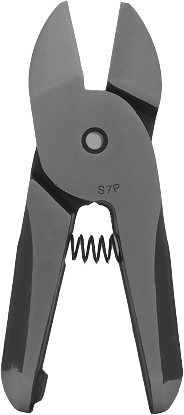 Pneumatic Air Nipper, Sharp S7P Cutter Head with Extra Replacement Blades, Diagonal Cutting Pliers for 3.3mm Copper Wire, 2.8mm Iron Metal Wire, Compatible with HS30 YM300 HS35P