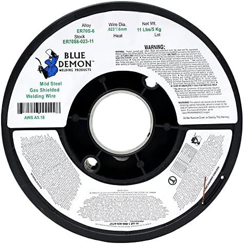 Blue Demon ER70S6 X .023 X 11 LB MIG Carbon Steel Welding Wire