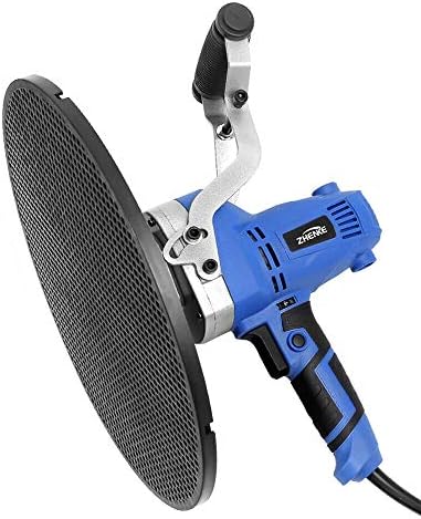 DNYSYSJ Handheld Concrete Grinder Electric Trowel Wall Smoothing Polishing Machine,110V 850W 4 Speed Polisher, Plastering Bucket Trowel Tools 50-100RPM,Wiper Diameter Ø410mm