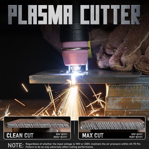 YESWELDER 55A Plasma Cutter, 2-in-1 Plate and Grid Cutting, 110/220V