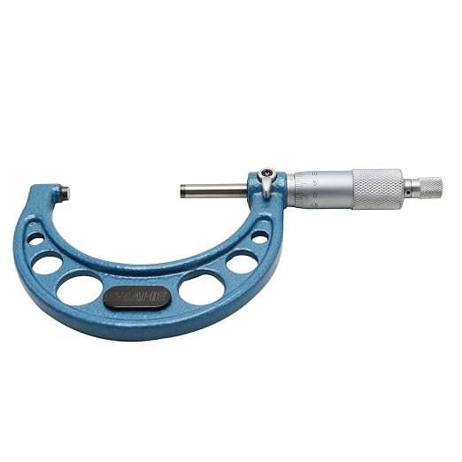 SHAHE 2-3''/50-75mm 0.01mm Outside Micrometer Gauge Micrometer Measuring Tool 5201-75A