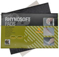 Indasa Rhynosoft Foam Sanding Pads - 4.5" x 5.5",Hook and Loop, 120 Grit, Plusline, Flexible, Tear-Resistant, Ideal for Automotive, Wood, & Finishing (Pack of 20 Pads)