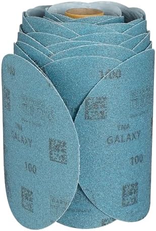 Mirka Galaxy Sandpaper PSA Linkroll 5 inch Grit 100 100 Discs