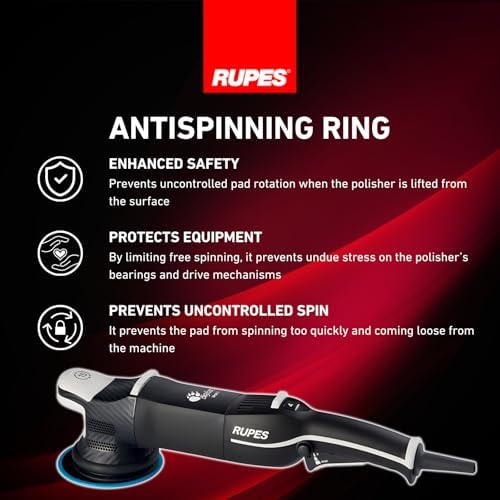 RUPES BigFoot LHR15 Mark V Random Orbital Polisher - Tool Only