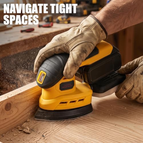 Cordless Detail Sander for DEWALT 20V Battery(Battery Not Included)