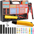 2066PCS Ultimate All-in-One Heat Shrink Solder Seal Wire Connectors Kit: Waterproof Solder Stick Butt Connectors, Heat Gun & Wire Stripper for Automotive, Marine & Electrical Projects Automotive