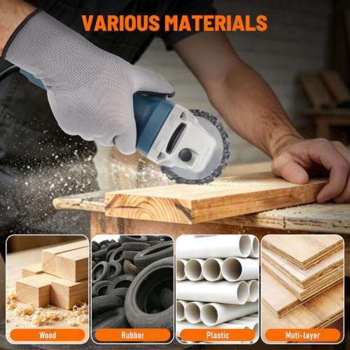 15PCS Wood Carving Disc Set for 4" or 4 1/2" Angle Grinder