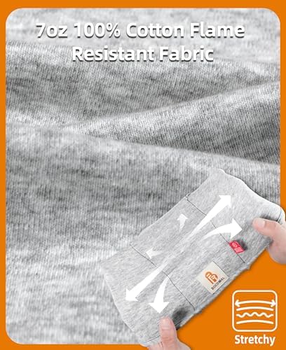 BOCOMAL FR Balaclava with Face Mask 7oz Midweight Arc Rated NFPA2112 CAT2
