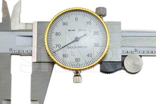 Shars 6" & 12" Dial Caliper Combo .001" Double Shock Proof Stainless 303-1310N New L)