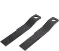 Brush Hog Cutter Cutting Blades Replacement for Skid Steer Brush Cutter Lawn Brush Mower Head Blade Rotary Cutter 2Pcs 8mm Thickness Spring Steel