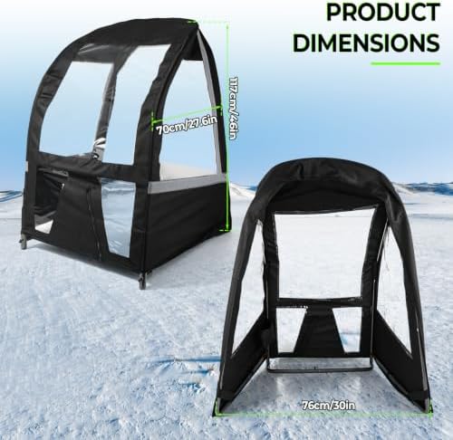 490-241-0032 Snow Thrower Cab, Snow Blower Cab Enclosure Fits for Troy-Bilt Yard-Machines 45 2600 12533GC 60024PC 10528PC 90026PC, for 2-Stage Snowthrowers