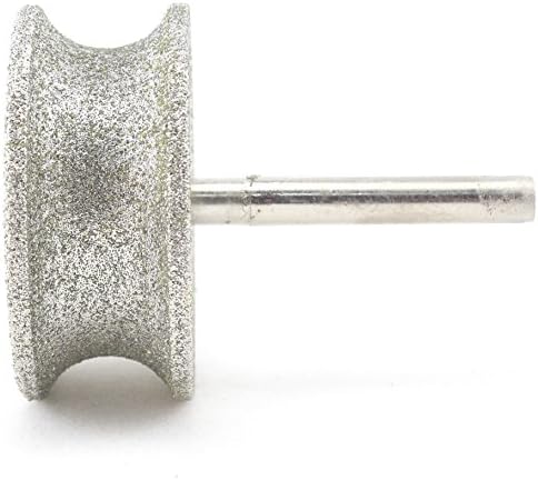 ILOVETOOL Diamond Mounted Point 50mm CONCAVE Cylinder Head Jade Carving Tools