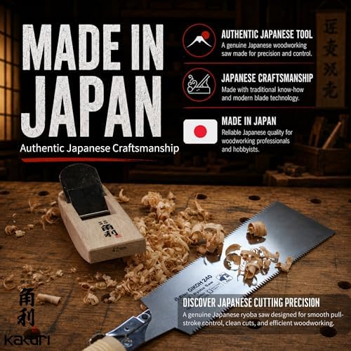 KAKURI Japanese Saw 8.2" Replacement Blade for Tool-Free Quick-Change Saw
