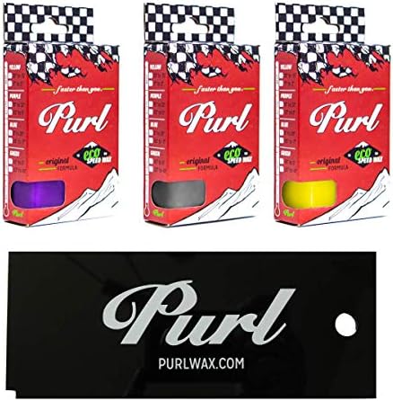 Purl - Ski & Snowboard Wax - Non Toxic - Biodegradable - No Fluoros
