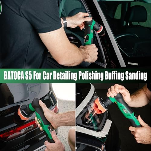 BATOCA S5 Cordless Mini Car Polisher Buffer Sander Rotary & Dual Action
