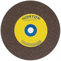 Norton Bench and Pedestal Abrasive Wheel, Type 01 Straight, Aluminum Oxide, 1" Arbor, 8" Diameter, 1" Thickness, Coarse Grit (Pack of 1)